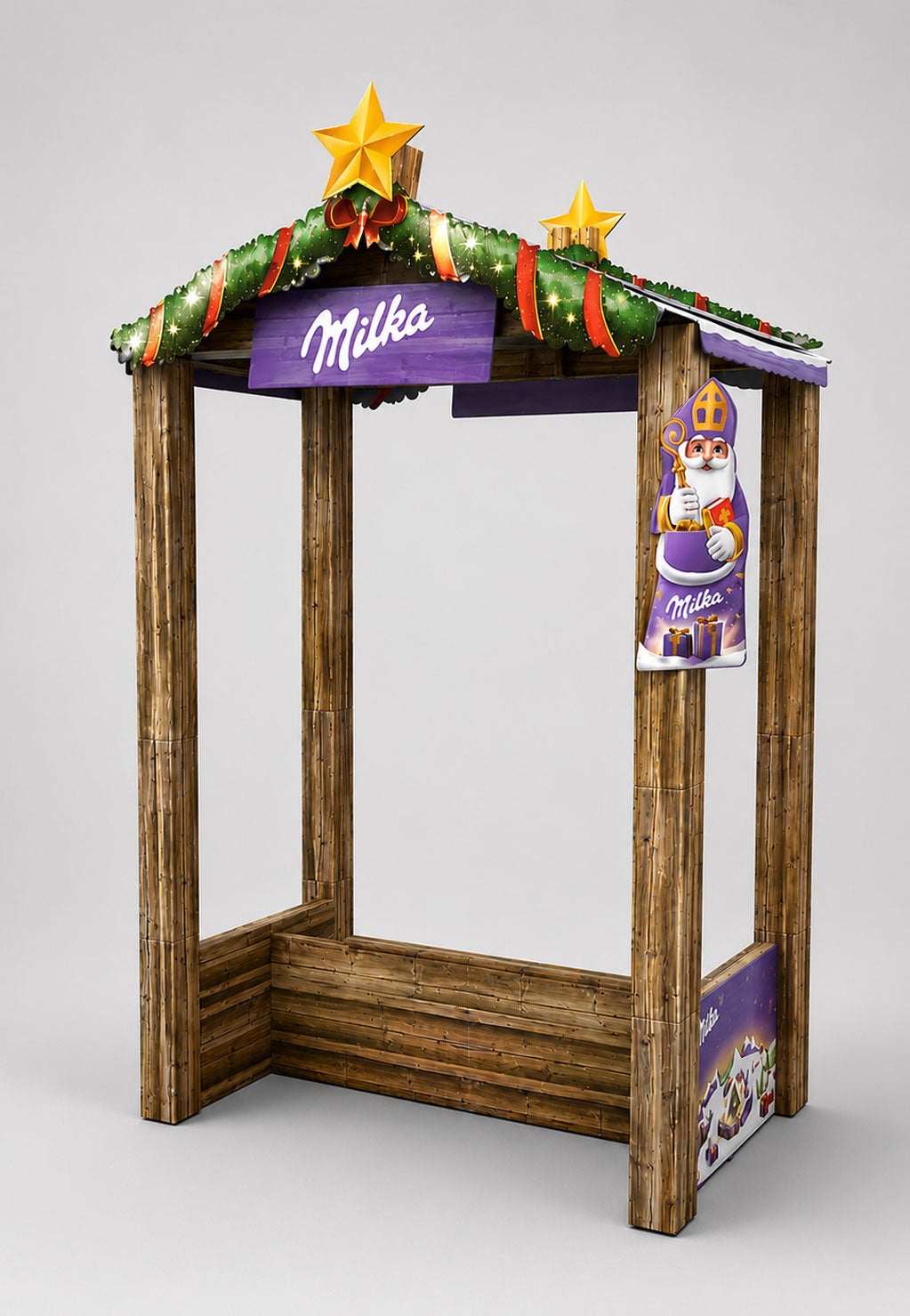 Milka huisje vloerdisplay Milka huisje vloerdisplay