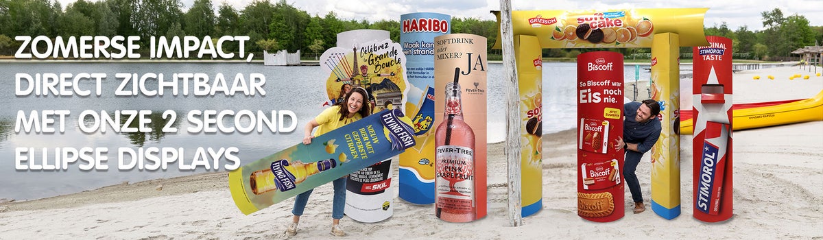 Zomerse impact met de ellipse display Zomerse impact met de ellipse display