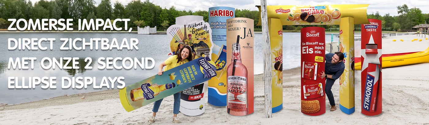 Zomerse impact met de ellipse display Zomerse impact met de ellipse display