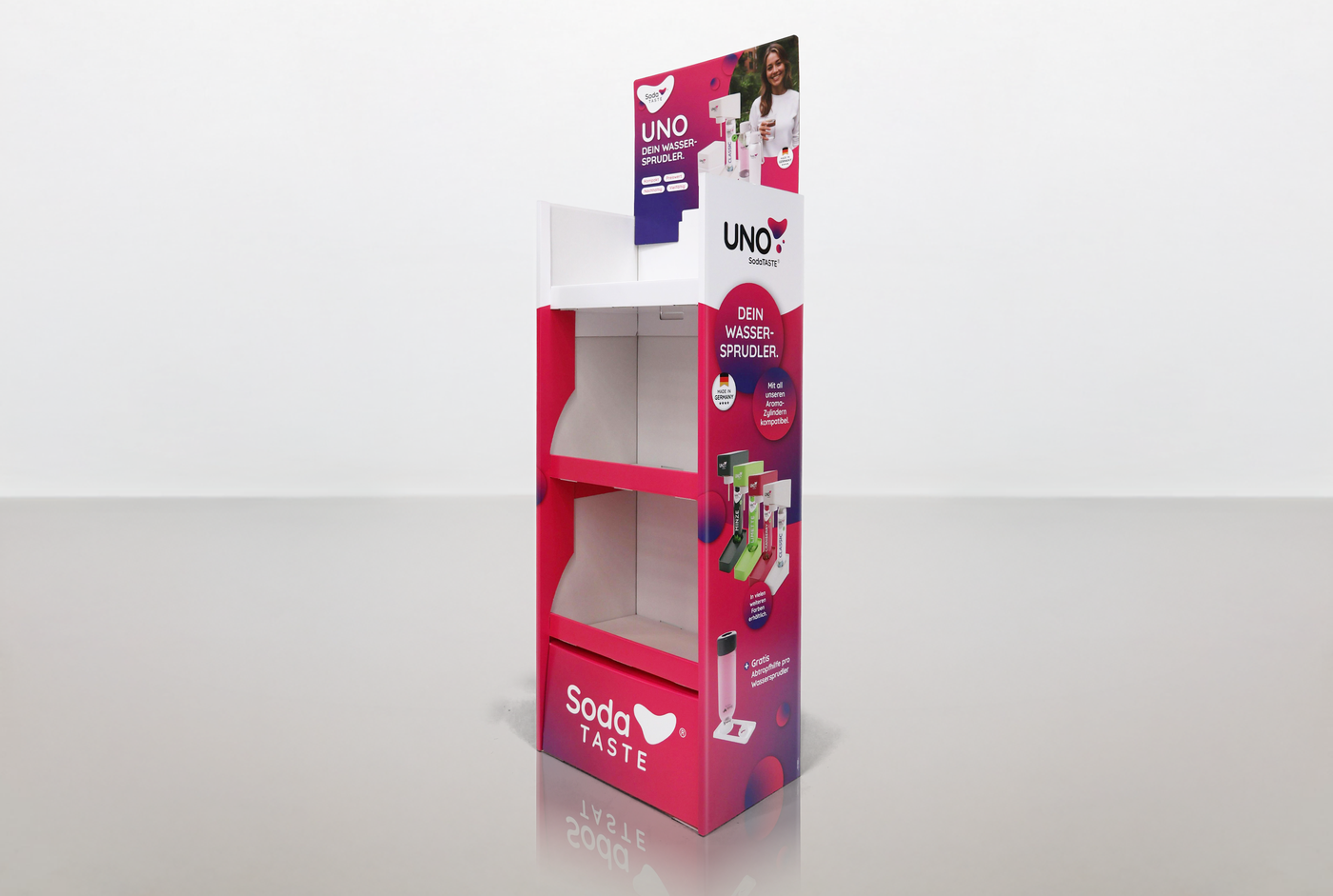2 Second Hang-in display - UNO Soda taste - Holbox 2 Second Hang-in display - UNO Soda taste - Holbox