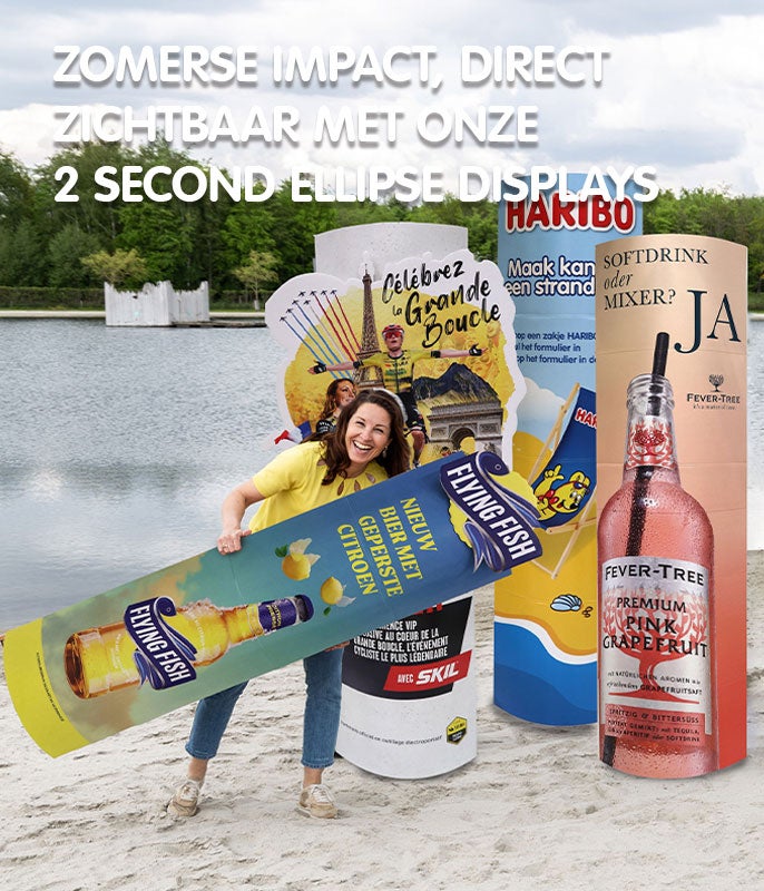 Zomerse impact met de ellipse display Zomerse impact met de ellipse display