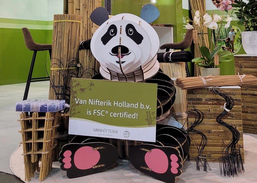 3D re-board kartonnen panda 3D re-board kartonnen panda