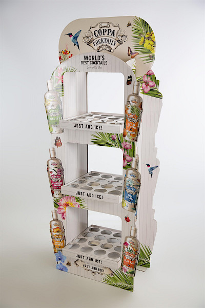 Vloerdisplay Coppa Cocktails