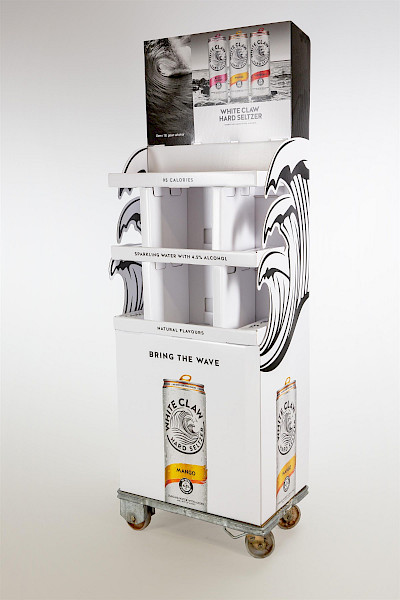 Palletdisplay White Claw