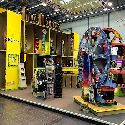 Kartonnen beursstand op RemaDays en Euroshop