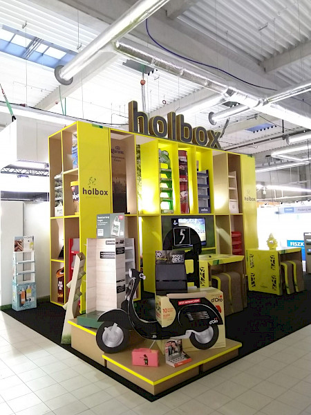 Kartonnen beursstand op RemaDays en Euroshop