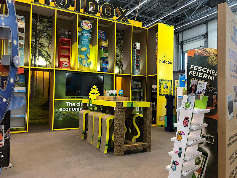 Kartonnen beursstand op RemaDays en Euroshop