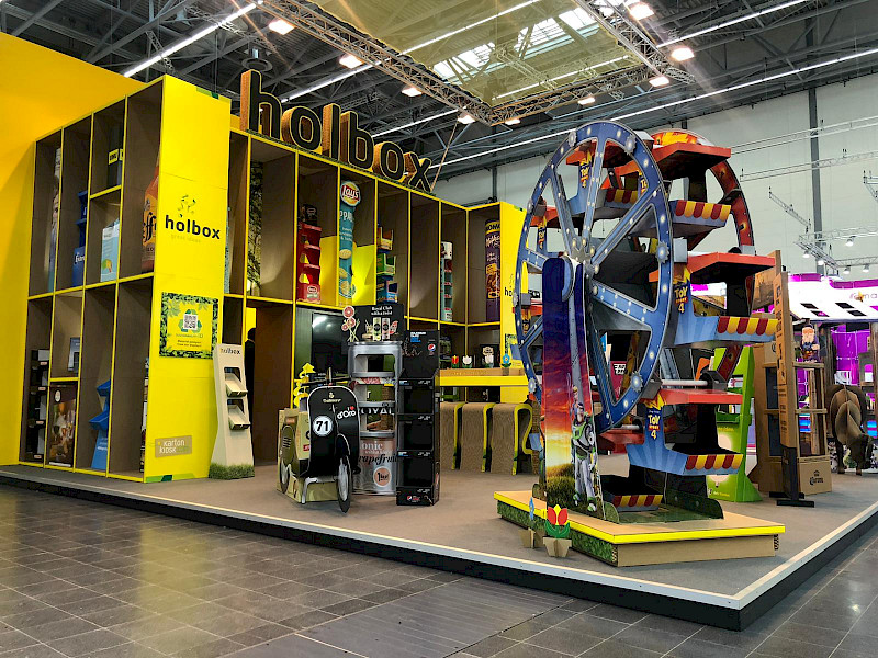 Kartonnen beursstand op RemaDays en Euroshop