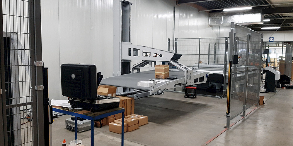 Nieuwe Zünd plotter installatie in volle gang