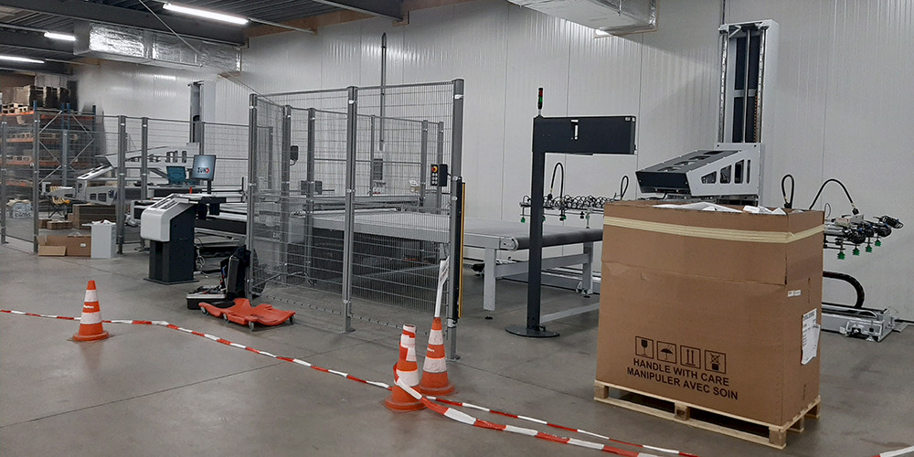 Nieuwe Zünd plotter installatie in volle gang