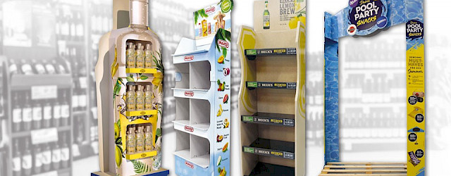 Productdragende displays